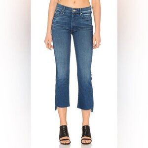 MOTHER - INSIDER CROP STEP FRAY JEANS